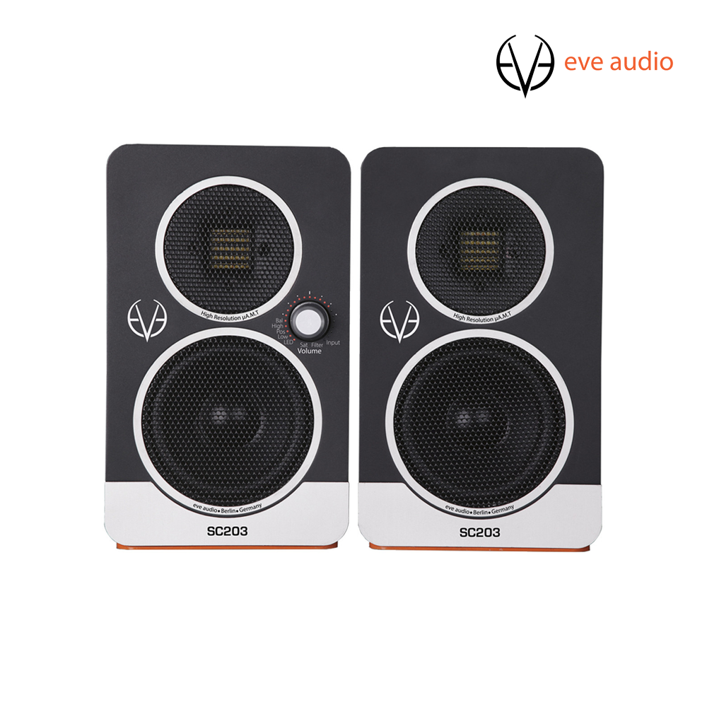 EVE Audio SC203 (1조) 이브 3인치 데스크탑 액티브 모니터 스피커 / 매장 청음