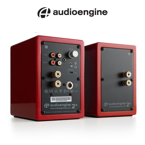 Audioengine A2+ Wireless 레드 블루투스 스피커