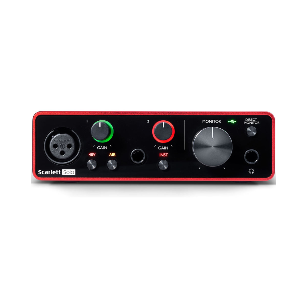 Focusrite Scarlett Solo 3G (3세대) 스칼렛 솔로 오디오 인터페이스