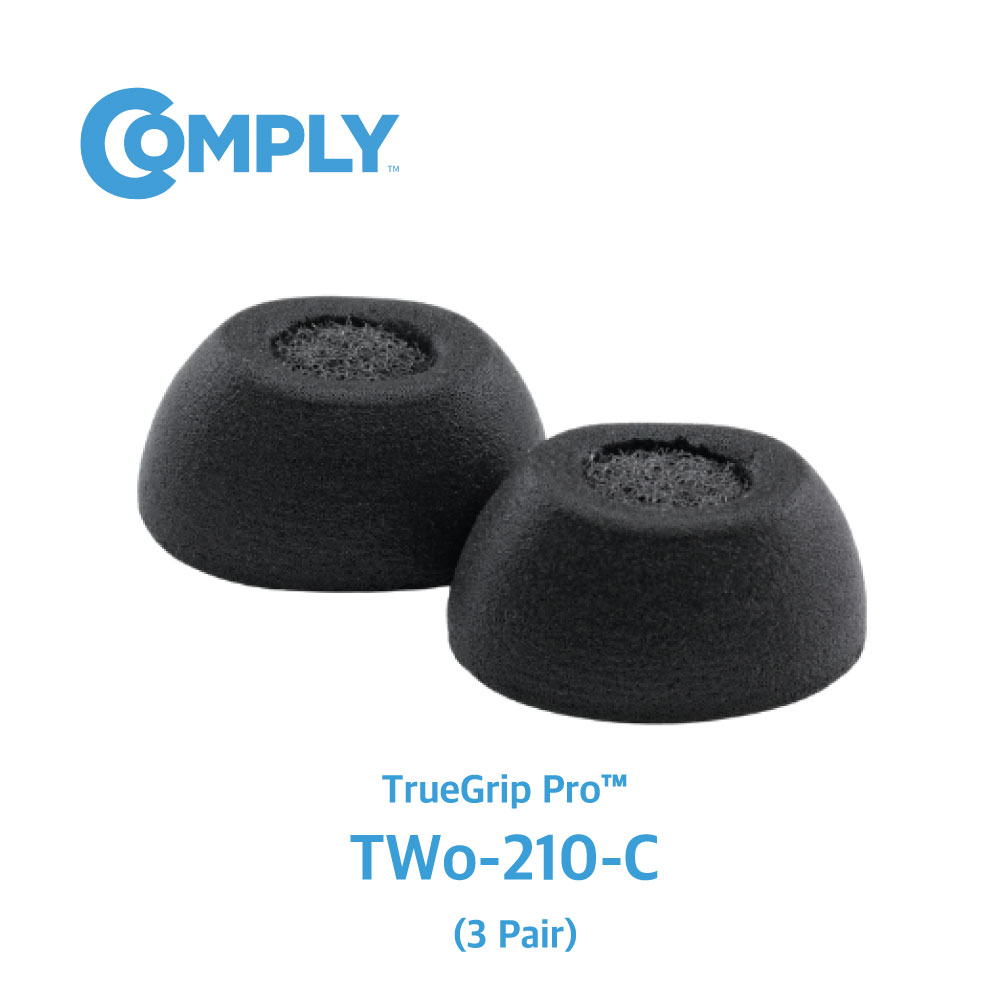 COMPLY 컴플라이 폼팁 TrueGrip Pro 트루그립 프로 이어팁 TWo-210-C (갤럭시 버즈 프로 호환 중 3쌍)
