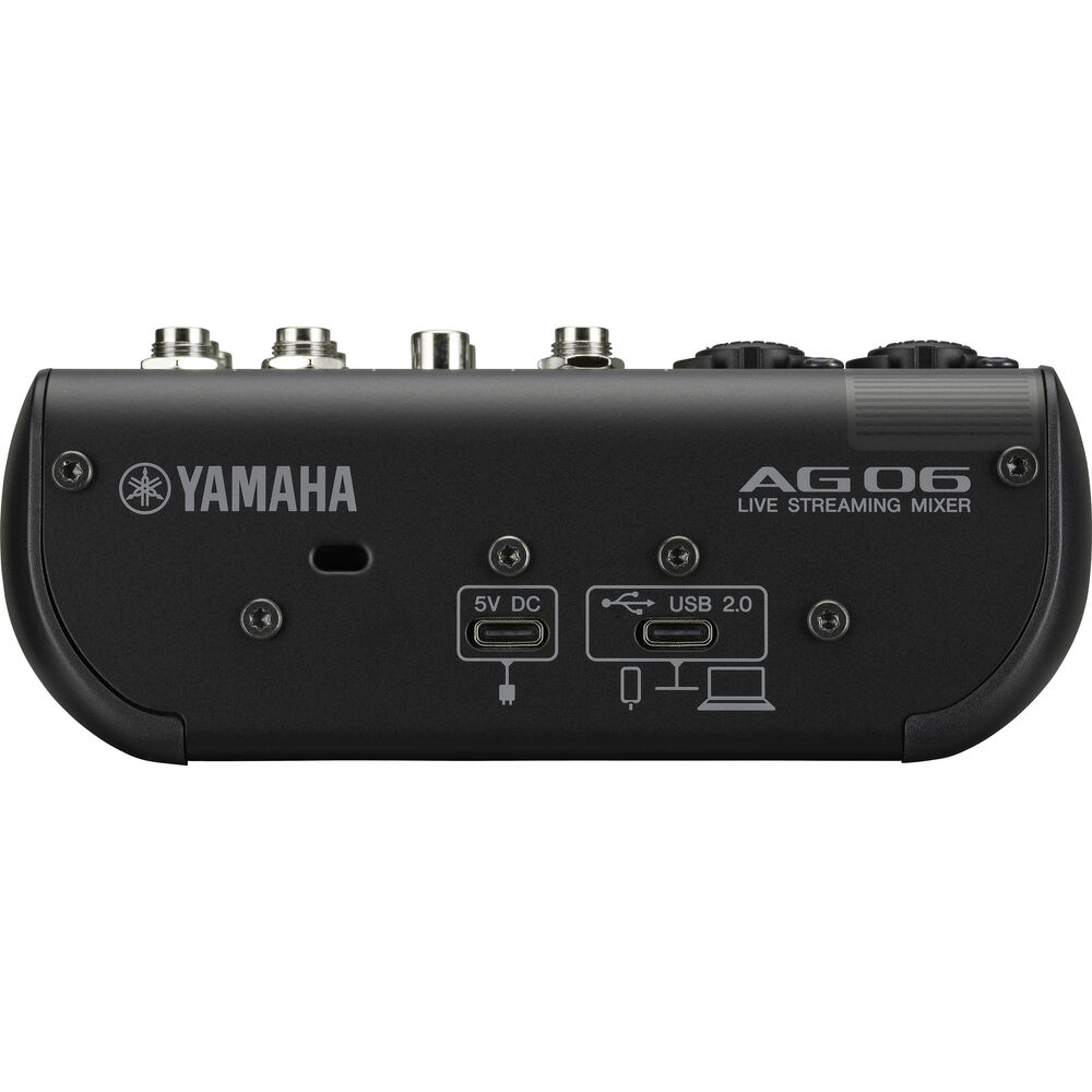 YAMAHA AG06 MK2 블랙 야마하 라이브 스트리밍 믹서 겸 오디오 인터페이스