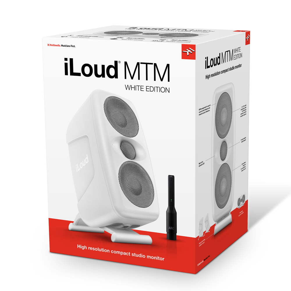 IK Multimedia iLoud MTM White Edition 아이라우드 MTM 고해상도 컴팩트 모니터 스피커 1조/2통