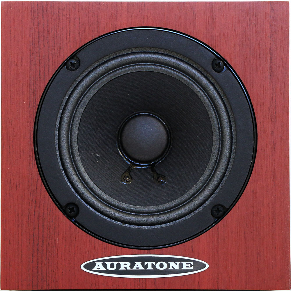 Auratone 5C Super Sound Cube 오라톤 (A2-30 앰프 + 카나레 케이블 번들 패키지) 우드