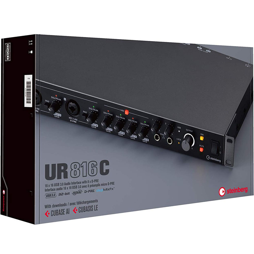 Steinberg UR816C USB 오디오 인터페이스 / 큐베이스 Al 포함