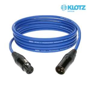 KLOTZ M1 PRIME 클로츠 마이크 케이블 (XLR:XLR, Neutrik 커넥터) 블루 5m