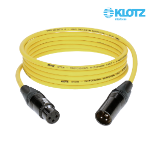 KLOTZ M1 PRIME 클로츠 마이크 케이블 (XLR:XLR, Neutrik 커넥터) 옐로우 5m
