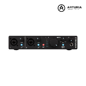 Arturia MiniFuse 2 아투리아 미니퓨즈2 오디오 인터페이스 블랙