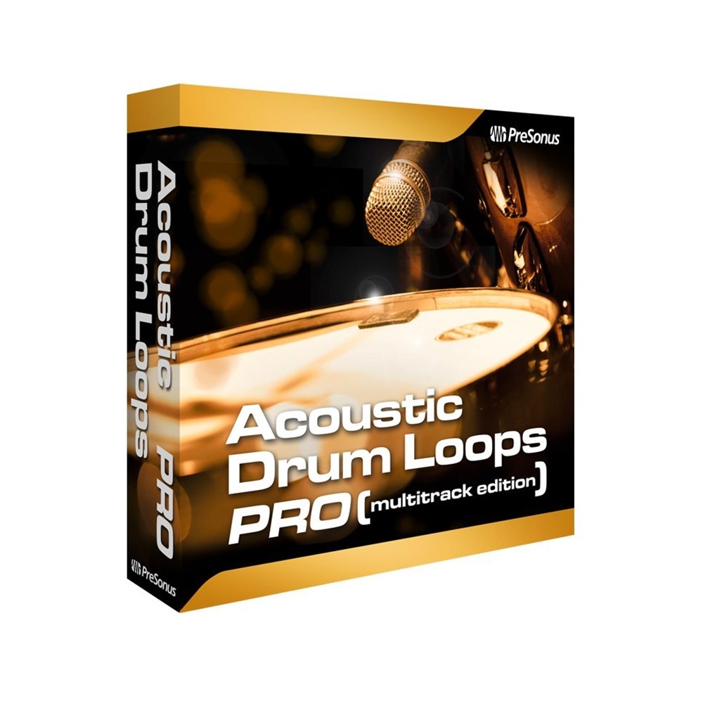 PreSonus Acoustic Drum Loops - Multitrack 플러그인 / 전자배송