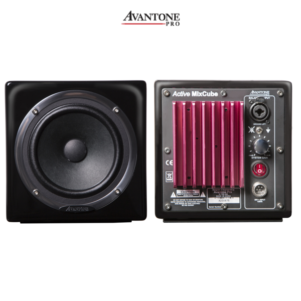 Avantone MixCube 블랙 - 아반톤 5인치 풀레인지 미니 레퍼런스 모니터