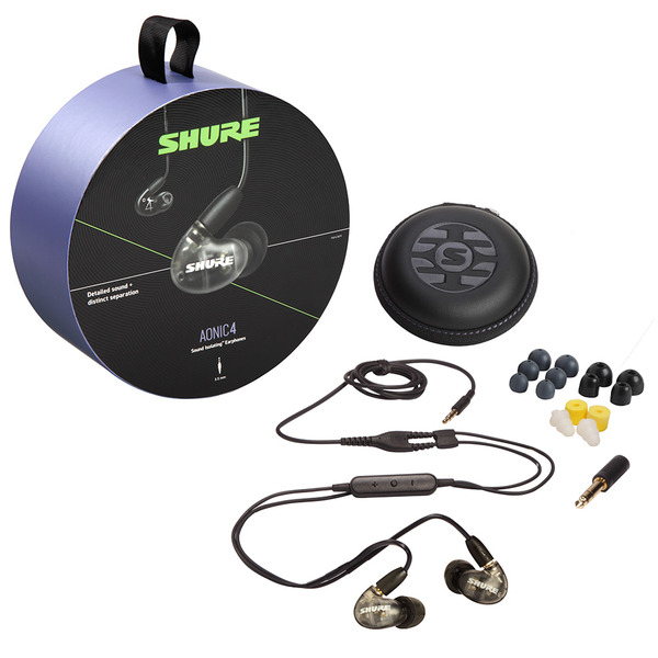SHURE AONIC 4 사운드 아이솔레이팅 이어폰 (블랙/화이트)
