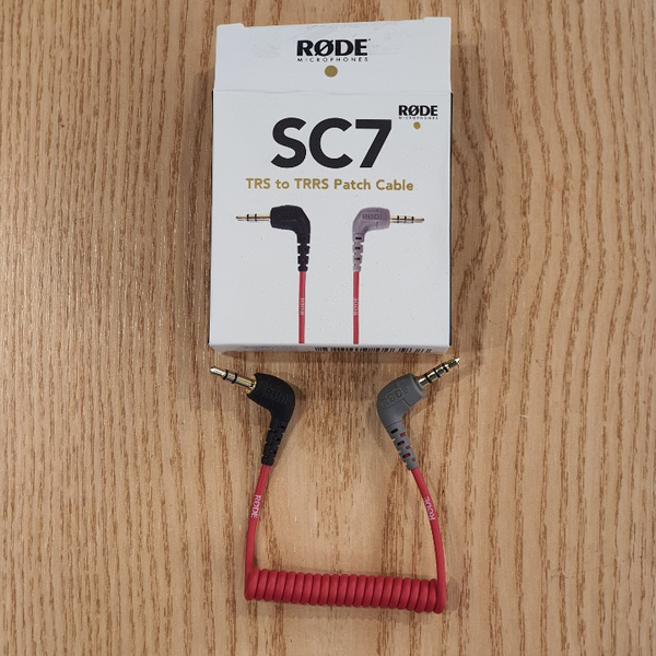 [단순반품] RODE SC7 3.5mm TRS to TRRS 패치 케이블