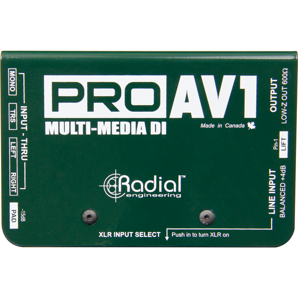 Radial PRO AV1 멀티미디어 다이렉트 박스