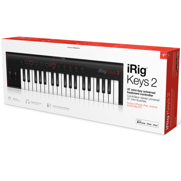 [IK Multimedia] iRig Keys 2  - 미니 37키 미디 키보트 컨트롤러