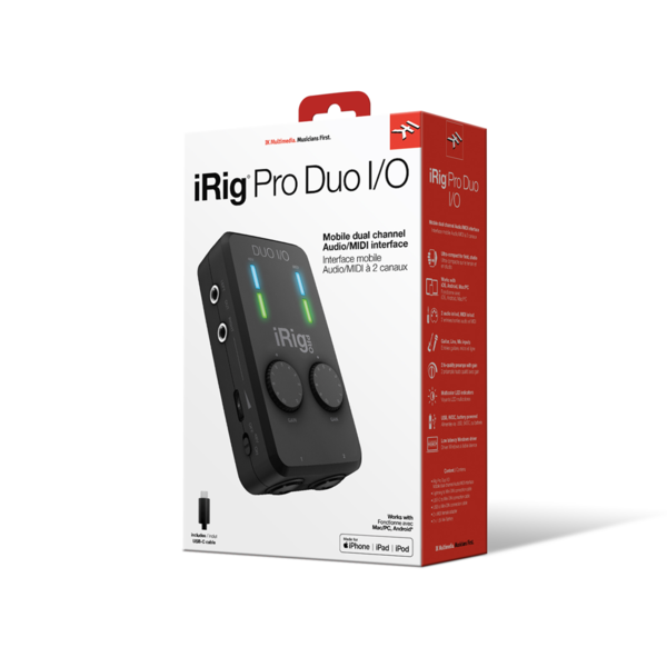 [IK Multimedia] iRig Pro Duo I/O 모바일 2채널 오디오 미디 인터페이스