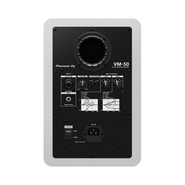 [Pioneer DJ] VM-50 화이트 1조 / 파이오니어 5인치 모니터 스피커