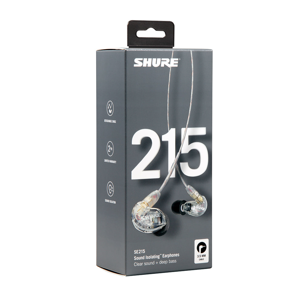 SHURE SE215 NEW (클리어) 슈어 이어폰