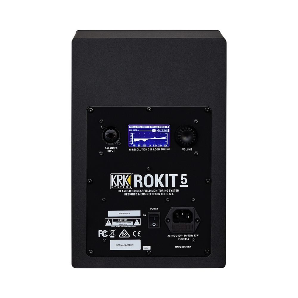 [KRK] ROKIT 5 G4 블랙 1통 모니터 스피커 RP5