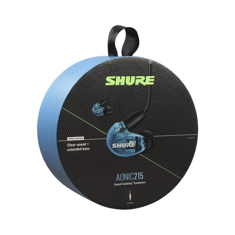 [SHURE] AONIC215-UNI (SE215-UNI) 블루 슈어 이어폰