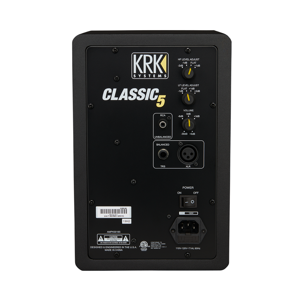 [KRK] Classic 5 블랙 1조/2통 모니터 스피커