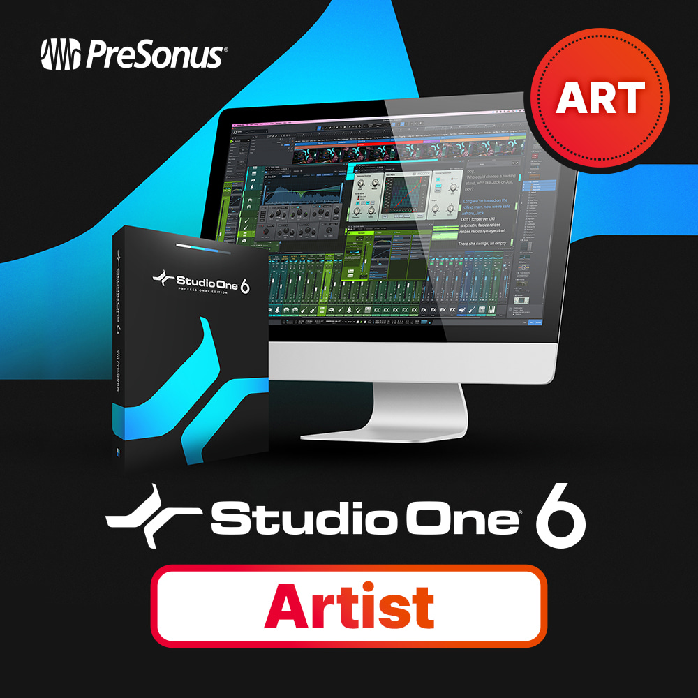 PreSonus Studio One 6 Artist 프리소너스 스튜디오원 6 전자배송