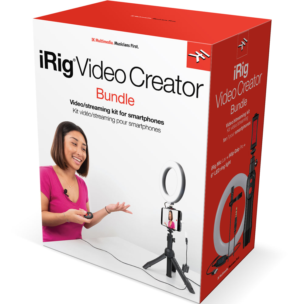 [아카데미 세일] IK Multimedia iRig Video Creator Bundle 1인 미디어 방송 스트리밍 세트