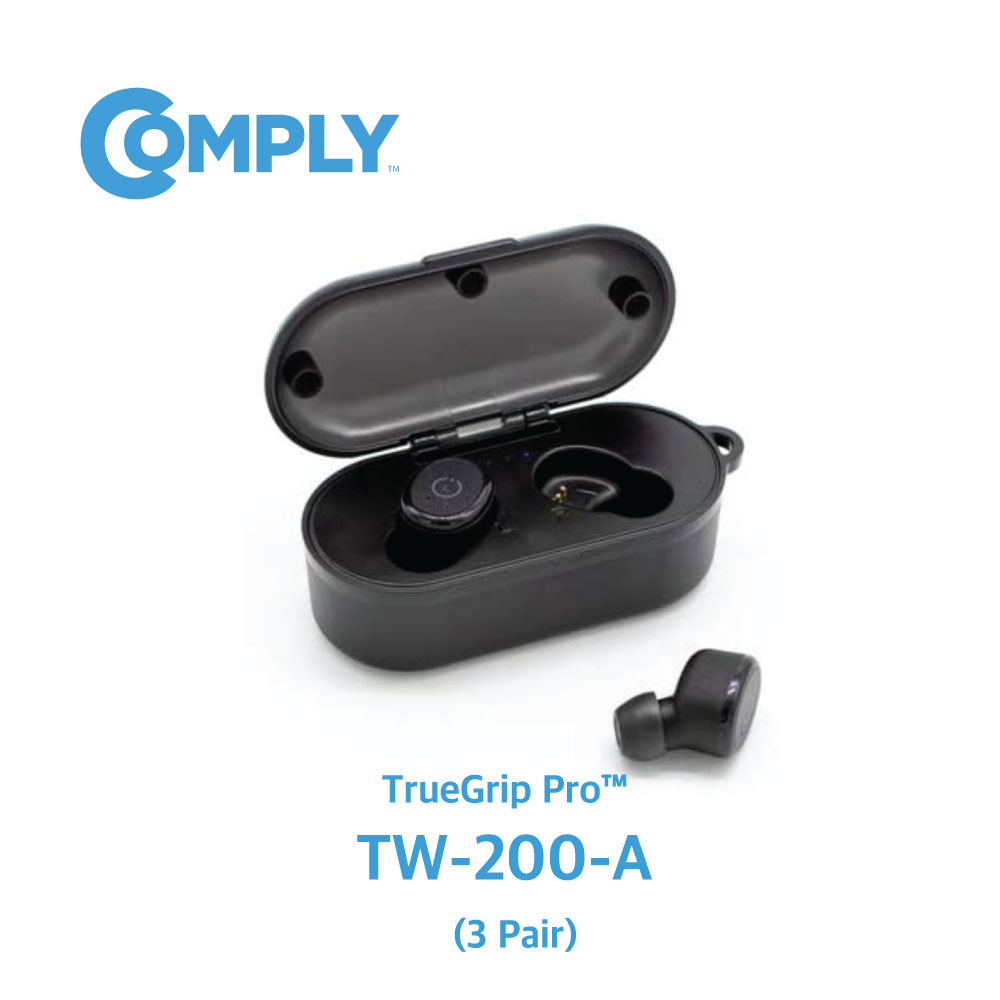 COMPLY 컴플라이 폼팁 TrueGrip Pro TW-200-A 갤럭시 버즈 1&amp;2 호환 (3 pair / 3쌍)