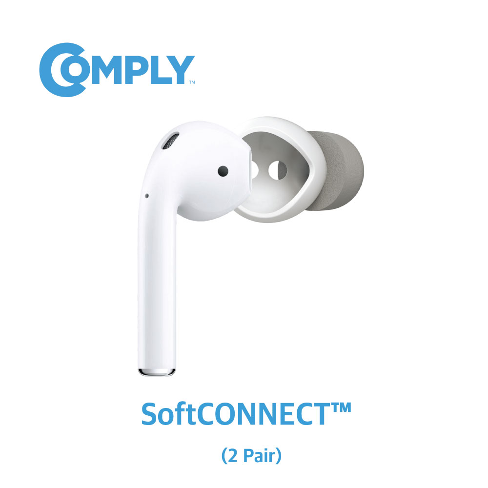 COMPLY 컴플라이 폼팁 SoftCONNECT 이어팁 에어팟1&amp;2, 이어팟 전용 (2 pair / 2쌍)