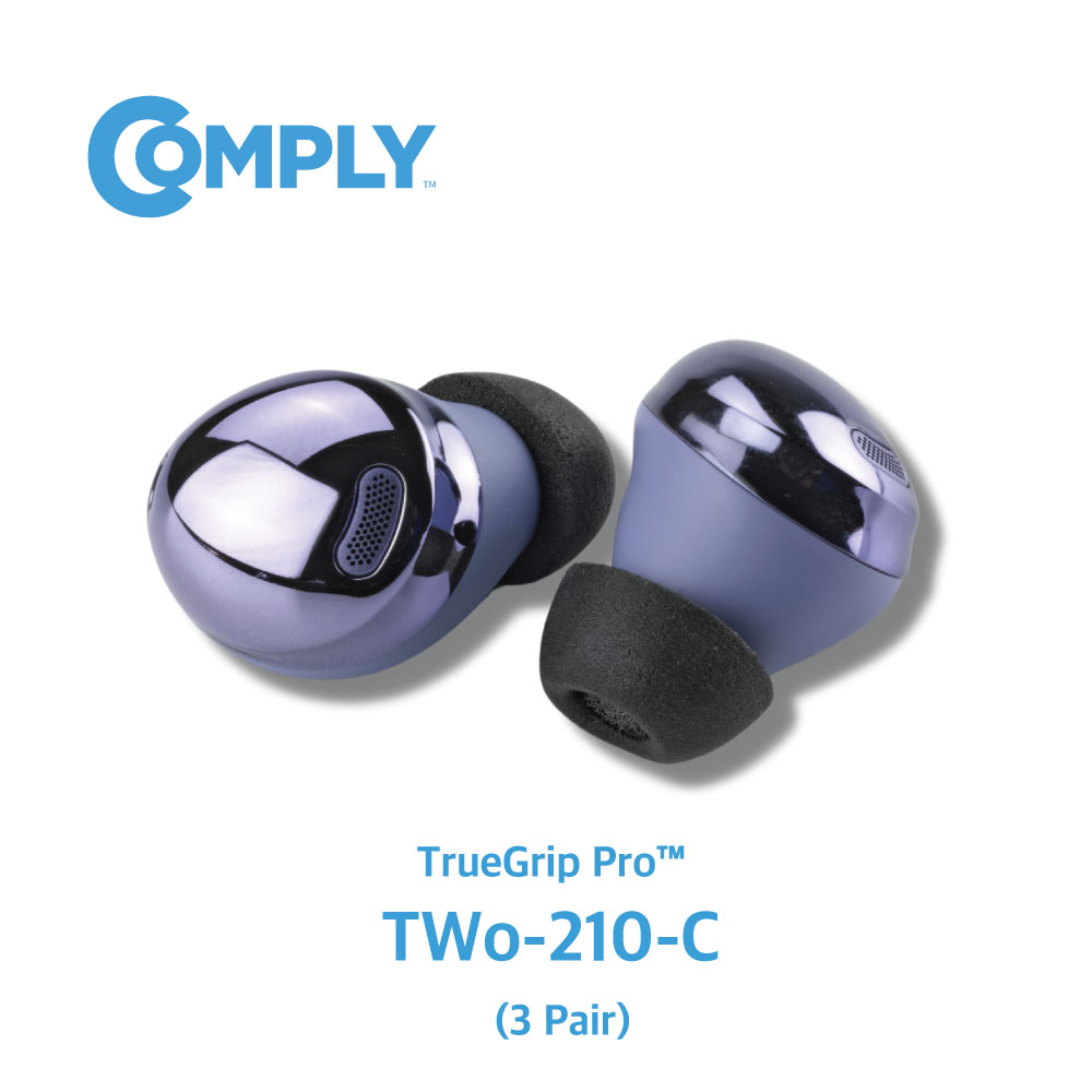 COMPLY 컴플라이 폼팁 TrueGrip Pro TWo-210-C 갤럭시 버즈 프로 호환 (3 pair / 3쌍)