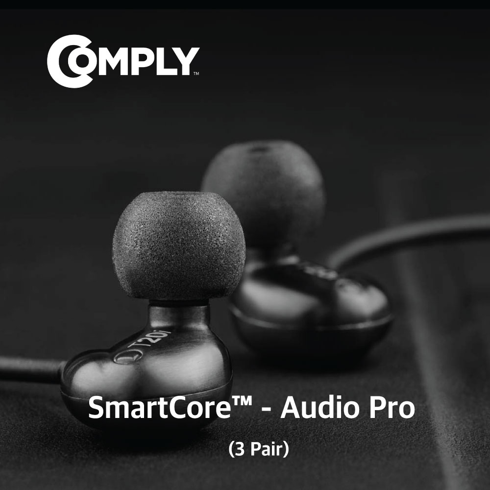 COMPLY 컴플라이 폼팁 SmartCore 이어팁 Variety Pack 버라이어티팩 (오디오 프로 2 + 스포츠 프로 1) 미디엄 3쌍