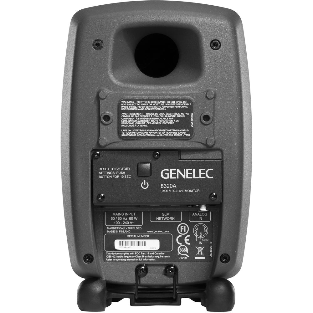 Genelec 8320A SAM 다크 그레이 + 제네렉 GLM Kit + 9101B 무선 리모컨 패키지