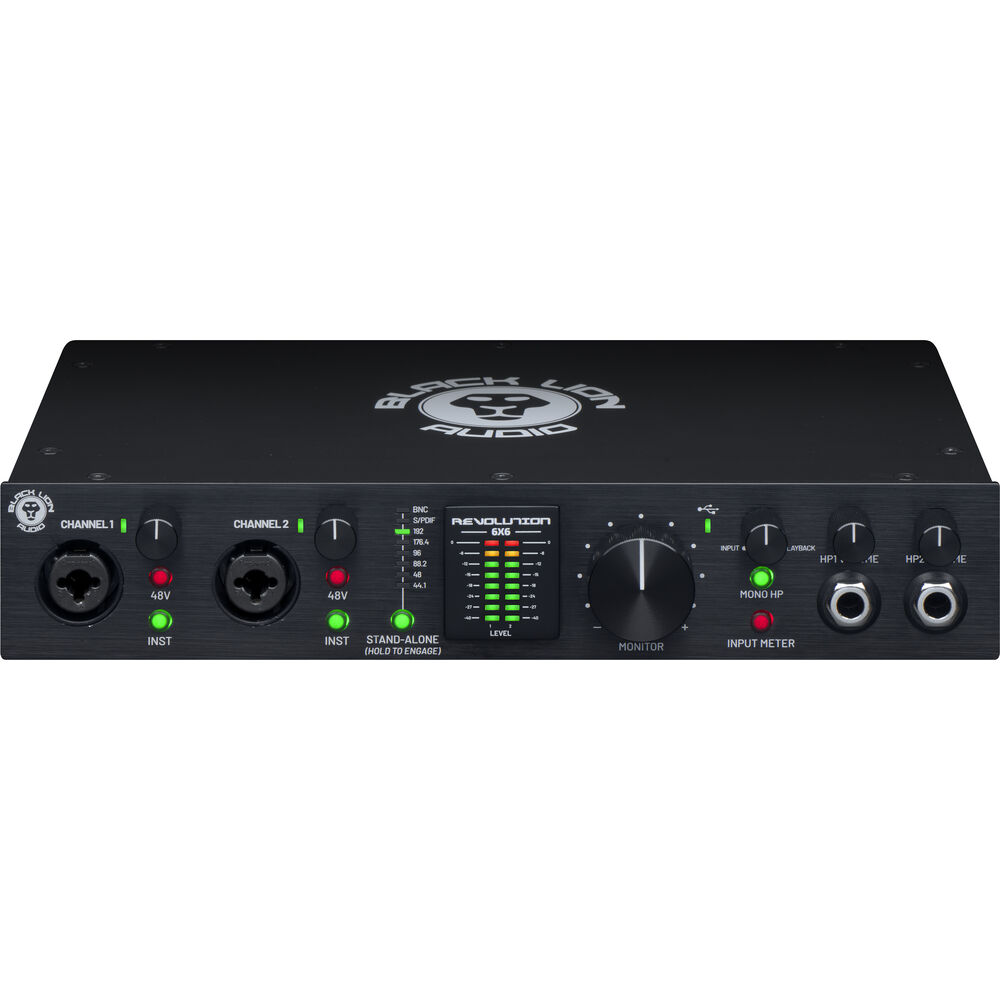 Black Lion Audio Revolution 6x6 블랙 라이언 오디오 레볼루션 USB 오디오 인터페이스
