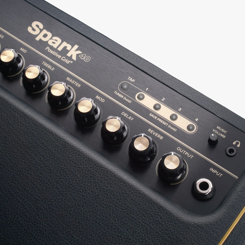 Positive Grid Spark 40 스마트 앰프 기타 앰프 블랙