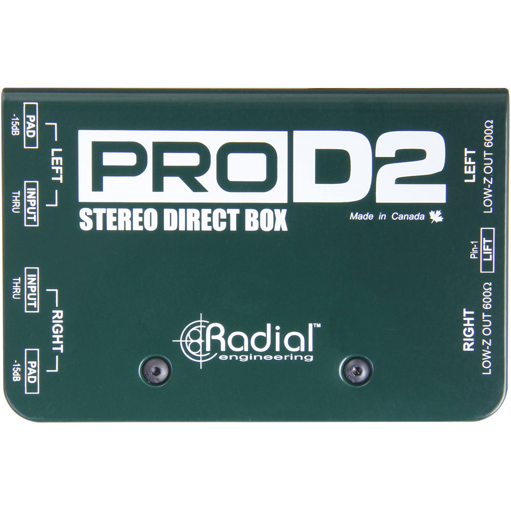 Radial PRO D2 - 레디얼 스테레오 패시브 다이렉트 박스