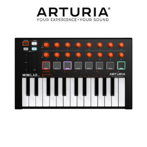 Arturia MiniLab MK II 오렌지 에디션 USB 미디 키보드 컨트롤러