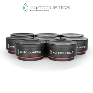 Iso Acoustics ISO PUCK mini (8개) 스피커 및 Hi-Fi 기기 진동방지 고무 다리