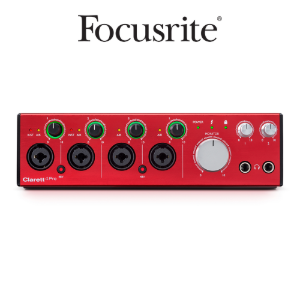 [아카데미 세일] Focusrite Clarett 4Pre - 클라렛 썬더볼트2 오디오 인터페이스