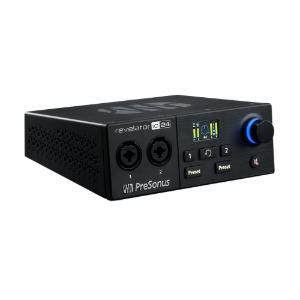 PreSonus Revelator io24 프리소너스 레버레이터 방송용 오디오 인터페이스 (루프백 2개 탑재)