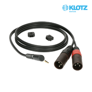 KLOTZ AY9A 클로츠 Y 케이블 3.5mm ㄱ자 to 2 XLR(수)