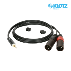 KLOTZ AY9 클로츠 Y 케이블 3.5mm to 2 XLR(수)
