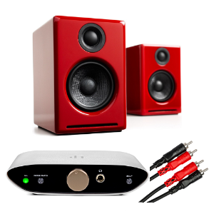 iFi Audio ZEN Air DAC x 오디오엔진 A2+ Wireless 레드 스피커 패키지