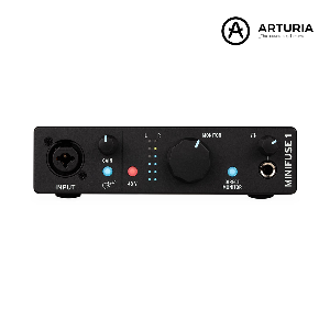 Arturia MiniFuse 1 블랙 USB-C 오디오 인터페이스
