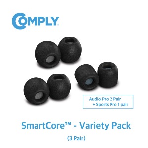 COMPLY 컴플라이 폼팁 SmartCore 이어팁 버라이어티팩 (3 pair / 3쌍)