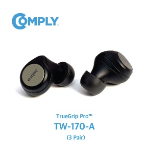 COMPLY 컴플라이 폼팁 TrueGrip Pro TW-170-A (Jabra 자브라 65T, 75T 호환) 미디엄 3쌍