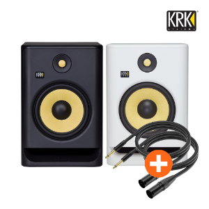 KRK ROKIT 8 G4 (1조) RP8 액티브 모니터 스피커 + XLR to 55 TRS 케이블