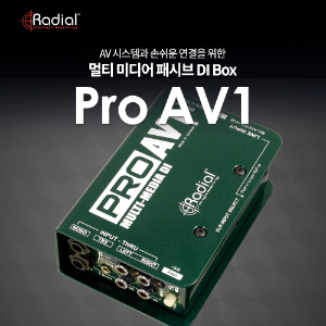 Radial PRO AV1 멀티미디어 다이렉트 박스
