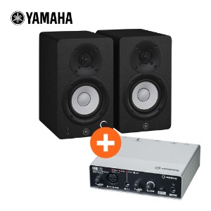 YAMAHA HS3 야마하 3.5인치 액티브 모니터 스피커 블랙 2통 / UR12 포함