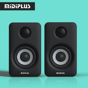 MIDIPLUS MI3 V2 미디플러스 3인치 블루투스 모니터 스피커 블랙 1세트